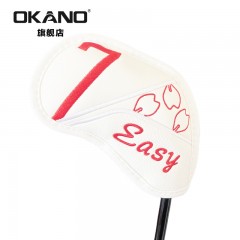 日本进口OKANO女士7号铁 七号练习杆 单支练习铁杆 高尔夫球杆7号 碳素L女士专用杆身