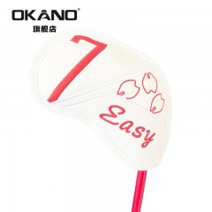 OKANO日本进口Easy23女士高尔夫七号练习铁杆高尔夫7号中铁杆单支 碳素L女士专用杆身