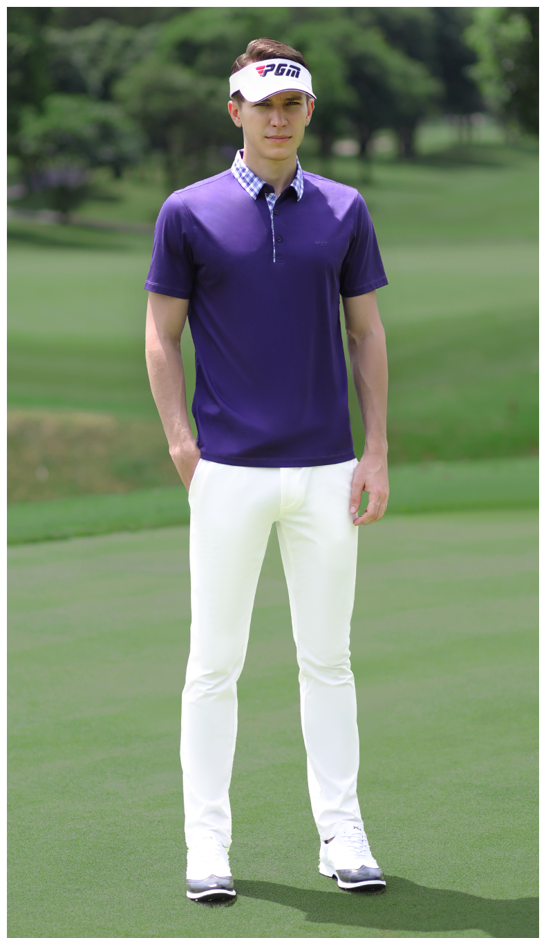 PGM 高尔夫服装男短袖t恤golf休闲纯棉衣服上衣夏季透气男装衣服