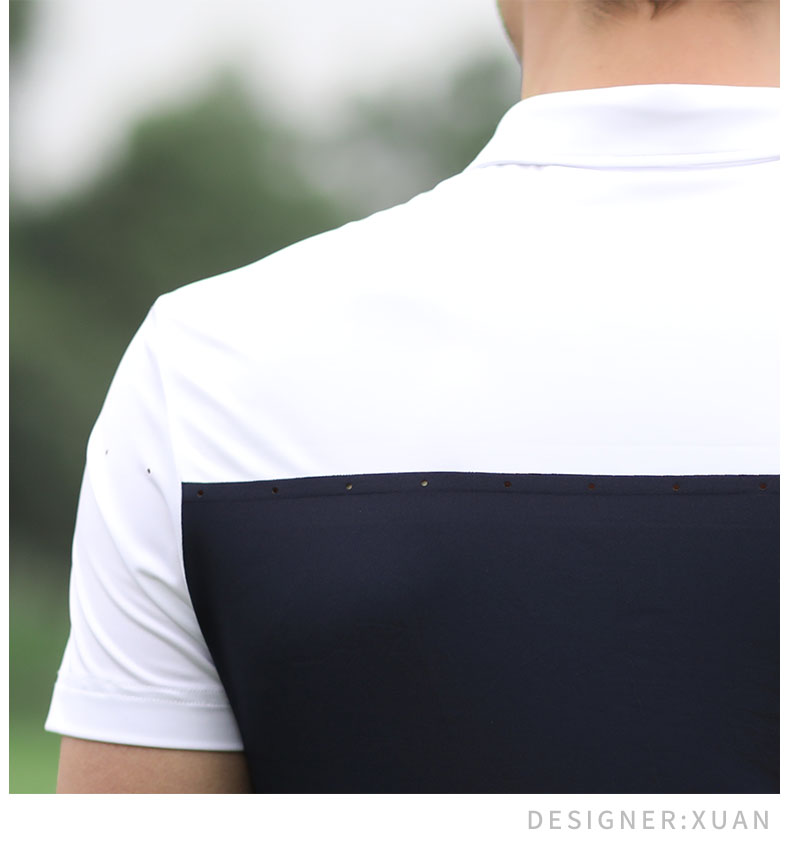 PGM  新品 高尔夫服装 男士短袖t恤 速干面料 夏季男装衣服