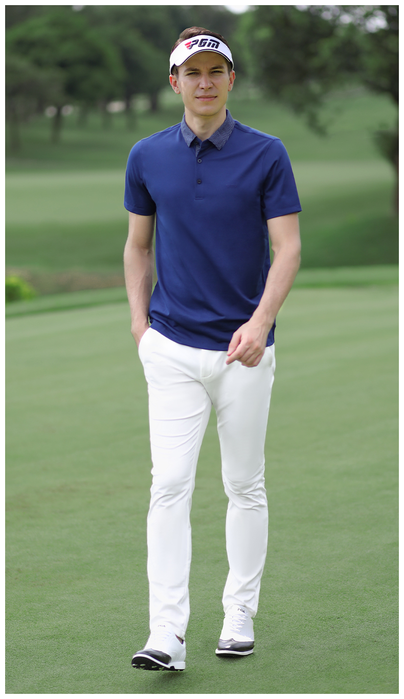 PGM 新品 高尔夫服装 男士短袖t恤 golf休闲类 纯棉男装衣服