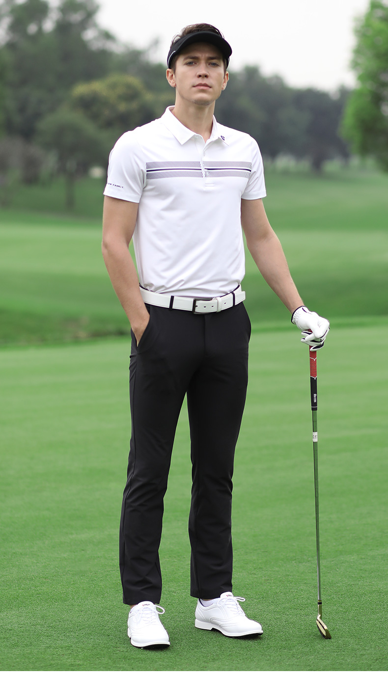 PGM 2021夏季 高尔夫短袖男装t恤速干功能面料golf运动上衣服装男
