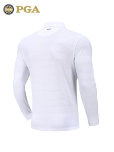 美国PGA秋冬季新品 高尔夫服装 男士长袖T恤 POLO衫 保暖防寒