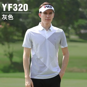 PGM 2021新款 高尔夫服装男士短袖t恤golf休闲类纯棉男装上衣衣服