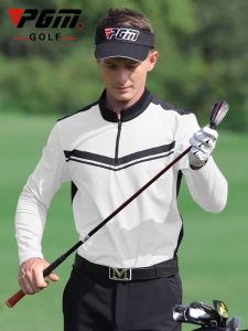PGM 秋冬季高尔夫服装男装男士长袖t恤polo衫 golf球衣服上衣