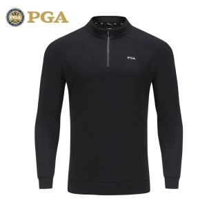 美国PGA  秋冬季新款 高尔夫服装 男士立领长袖外套 舒适保暖