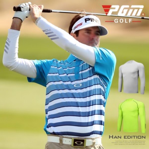 PGM 高尔夫球衣服装 男 冰丝打底衫 速干透气T恤 比赛同款 男装