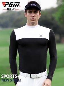PGM 秋冬季新款 高尔夫服装男士长袖T恤golf男装衣服透气吸湿上衣