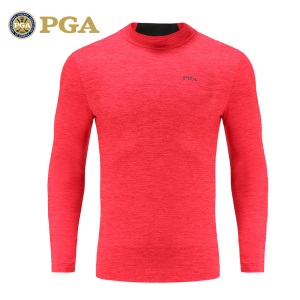 美国PGA 秋冬季新品 高尔夫服装 男士长袖T恤 运动打底衫衣服