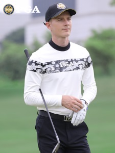 美国PGA 秋夏季新品 高尔夫服装 男士长袖T恤 运动衣服 打底衫