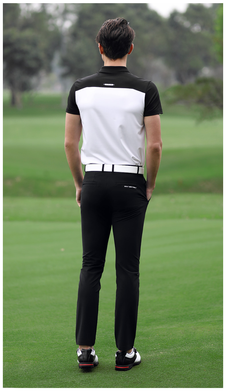 PGM 高尔夫裤子男装秋冬季运动长裤golf弹力服装球裤松紧腰带男裤