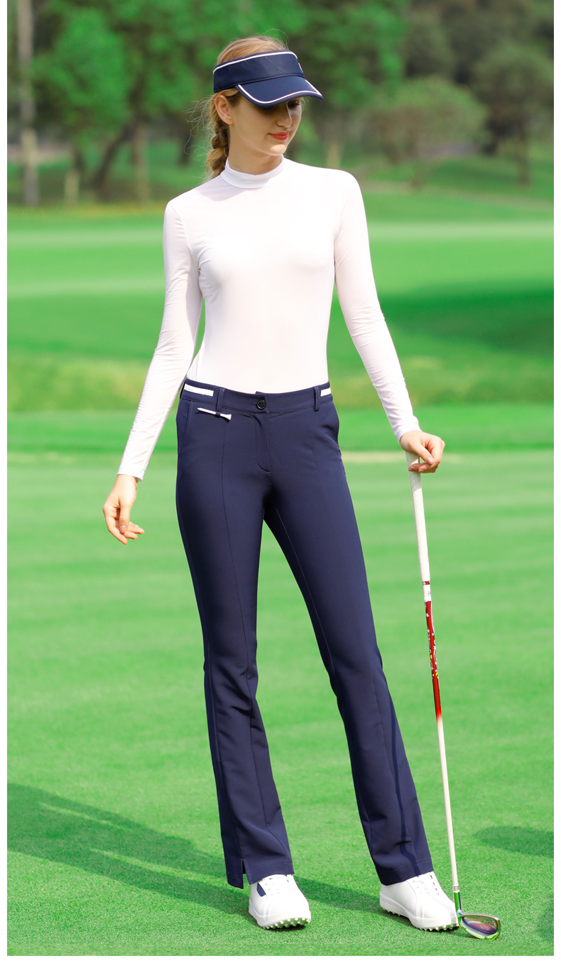 PGM夏季新品 高尔夫防晒衣女士打底衫UPF40+速干透气服装冰丝衣服