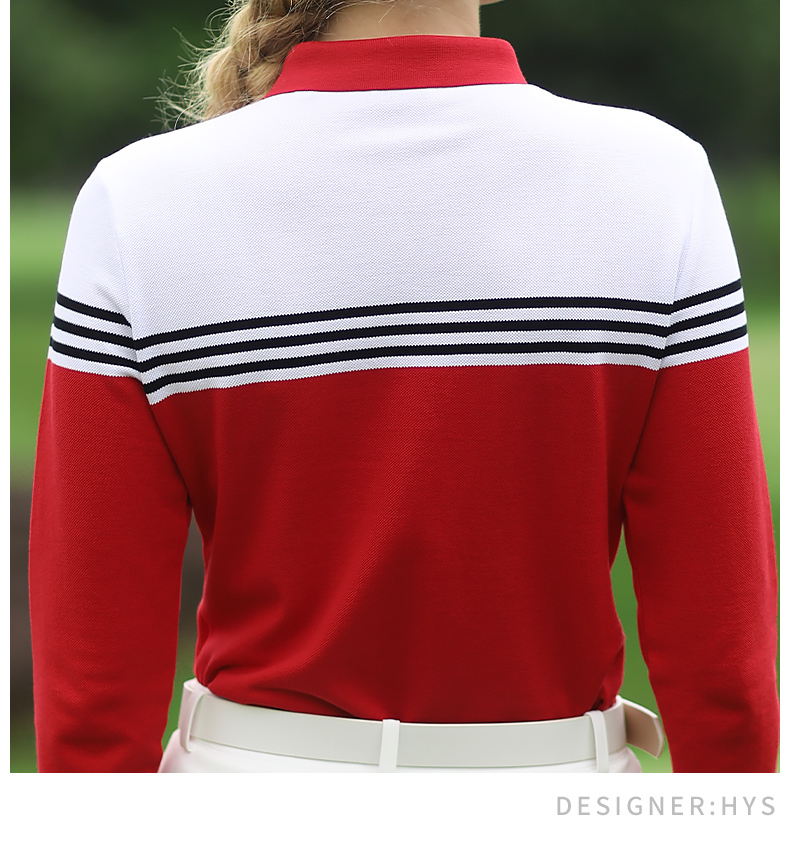 PGM 2021高尔夫球衣夏季新品高尔夫衣服女上衣长袖时尚t恤服装