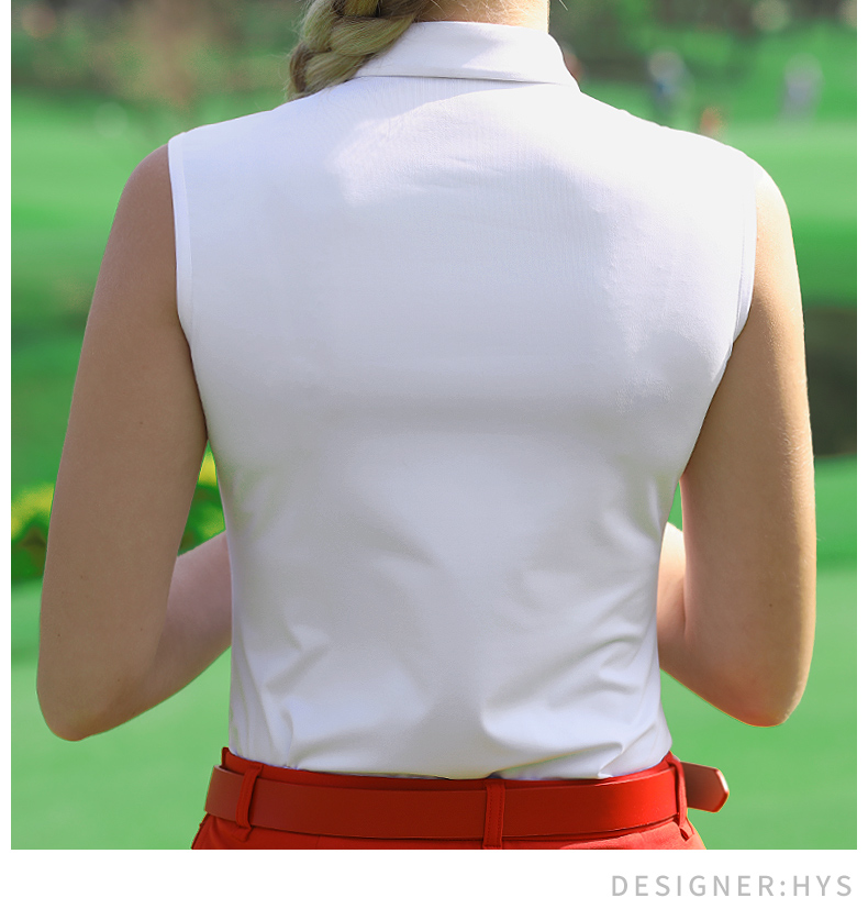 PGM高尔夫套装女夏季修身显瘦无袖衣服2021新品速干女装薄款背心
