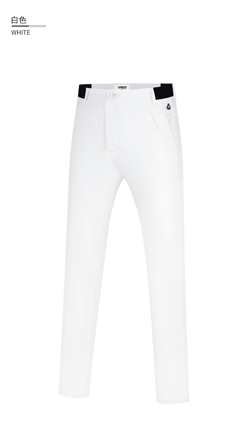 PGM 高尔夫裤子男装秋冬季运动长裤golf弹力服装球裤松紧腰带男裤