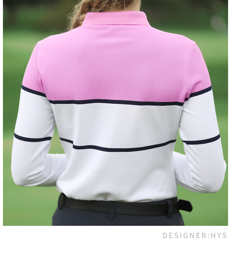 PGM高尔夫女装上衣长袖t恤女韩国版春夏显瘦服装2021新品运动衣服