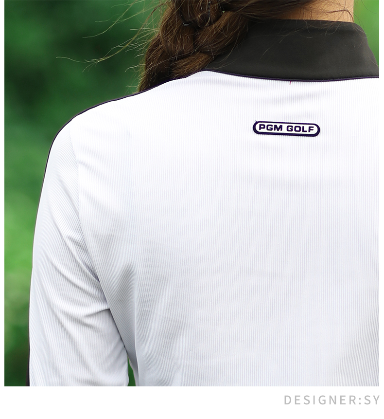 PGM高尔夫套装女装夏季显瘦气质长袖t恤上衣半身裙子韩版运动服装