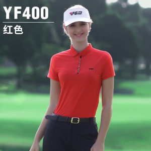 PGM 2021新品高尔夫服装女装夏季短袖T恤上衣韩国版时尚速干衣服