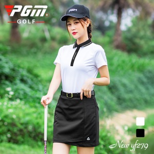 PGM 正品新高尔夫球衣服女士服装上衣夏季短袖T恤速干运动球服