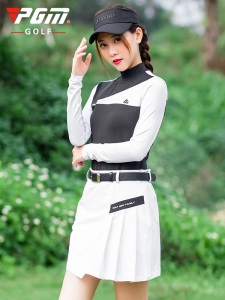 PGM 2021新高尔夫套装女显瘦韩版夏季长袖t恤修身运动女装衣服