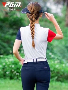 PGM高尔夫女装套装上衣夏季短袖t恤网球服速干衣服裤高尔夫服装女