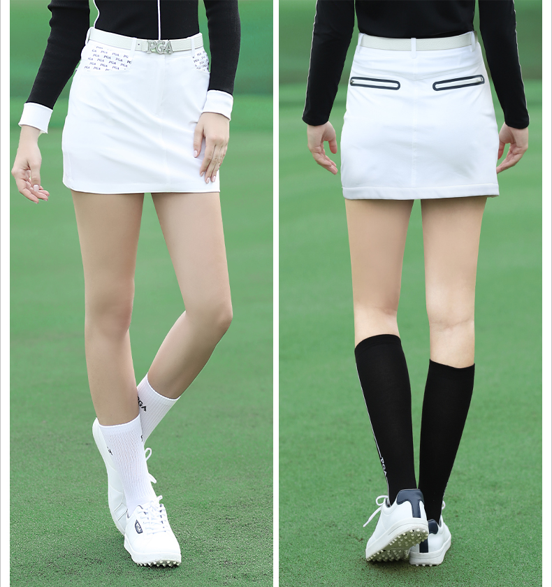 美国PGA 2021新品 高尔夫裙子夏季女士golf短裙 弹力舒适半身裙