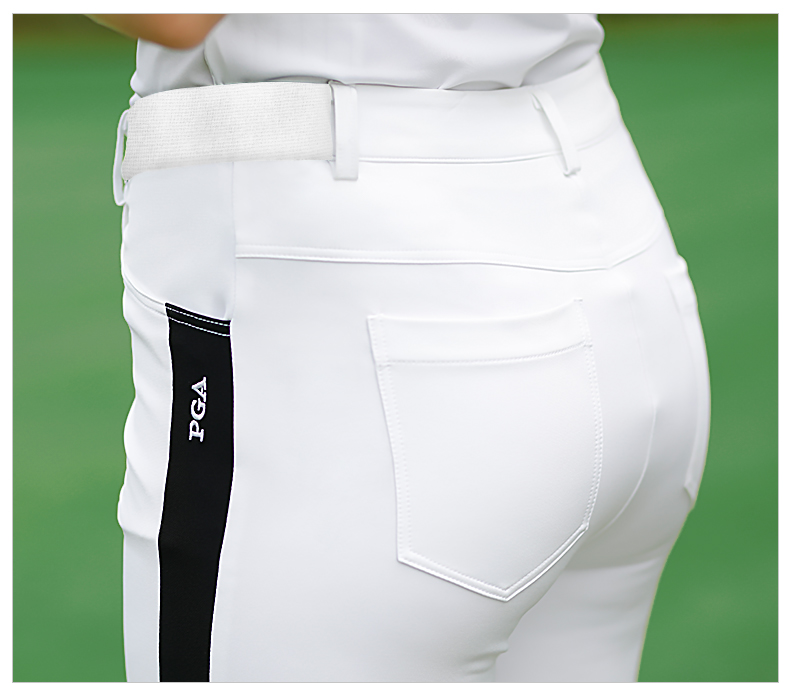 美国PGA 2021新款高尔夫裤子女长裤女裤夏季弹力修身时尚运动裤子