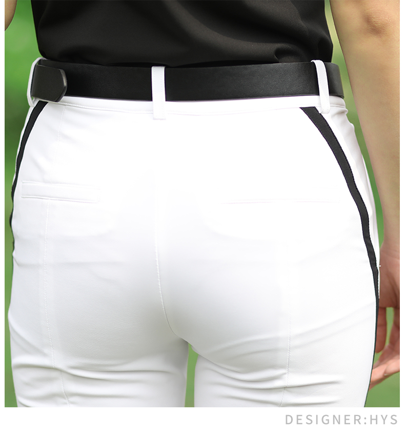 PGM 2021新品 高尔夫裤子 女士九分裤夏季运动服装高弹显瘦长裤