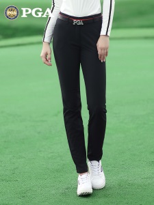 美国PGA 2021新款高尔夫长裤女裤子夏季高尔夫女裤弹力修身显瘦