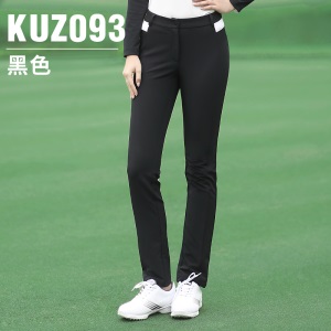 PGM高尔夫裤子女春秋季2021修身显瘦高尔夫球女裤加厚磨绒长裤子