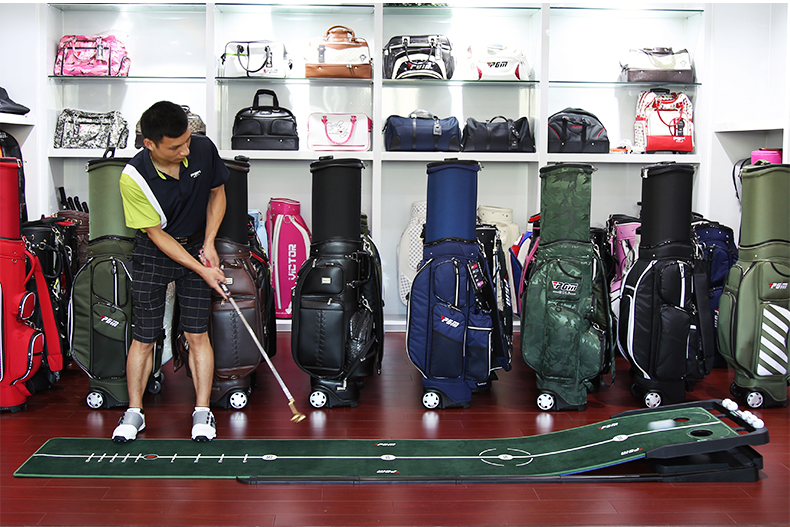 PGM可调坡度 50*300cm室内高尔夫球推杆练习器办公室迷你套装地毯