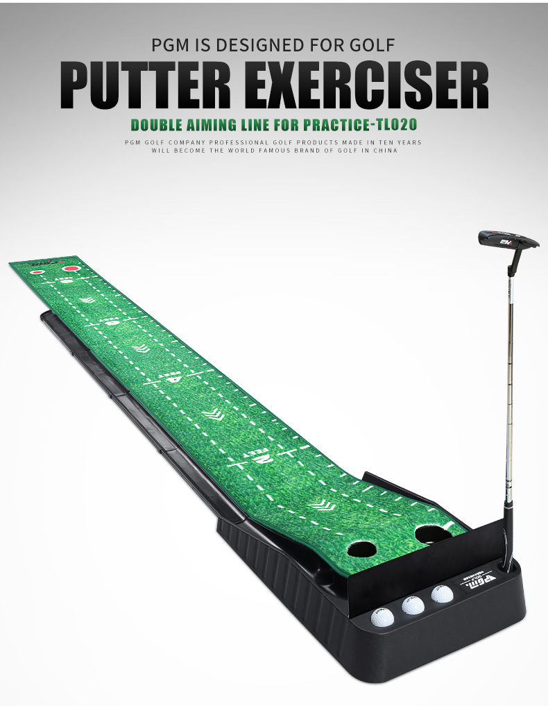 PGM 新品 室内高尔夫推杆练习器 家用/办公室 丝绒推杆练习器
