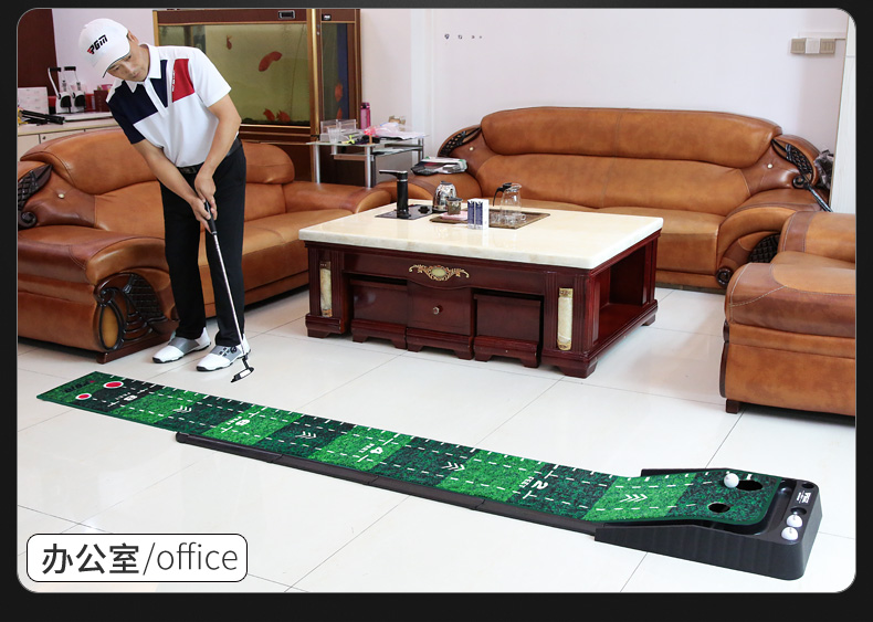 PGM 新品 室内高尔夫推杆练习器 家用/办公室 丝绒推杆练习器