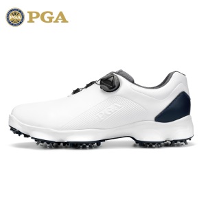 PGA 高尔夫男士球鞋  防水鞋子 活动钉 防侧滑鞋钉 旋钮伸缩鞋带