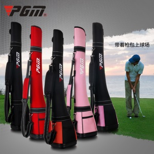 PGM可折叠高尔夫球袋枪包袋男女轻便迷你球包儿童可用可装3支球杆