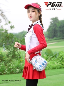 PGM 高尔夫手包女迷你golf球包多功能迷彩印花收纳袋手拿包背挎包