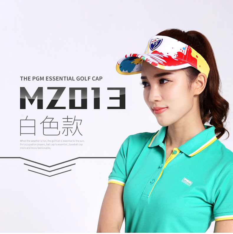 PGM正品 高尔夫女士印花球帽 女款 防晒透气 高尔夫帽子 超多款式