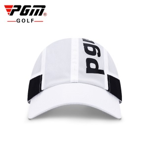 PGM高尔夫球帽子男可调节遮阳防晒网球棒球太阳帽透气型超薄超轻