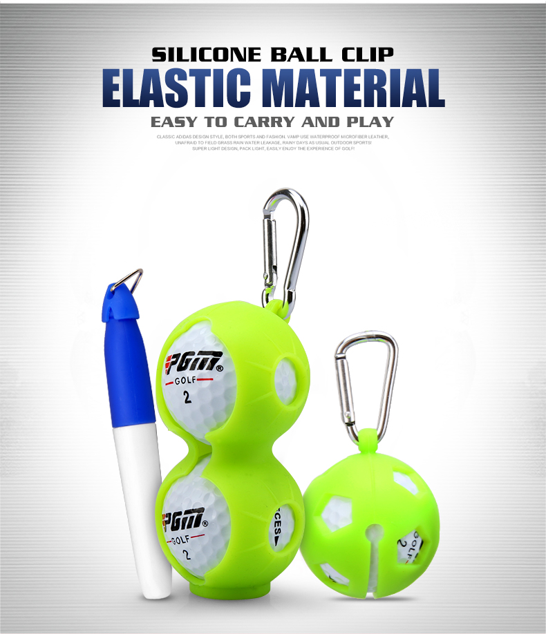 PGM新品！高尔夫球球夹 划线器 附送笔 高尔夫配件 单球装 两球装