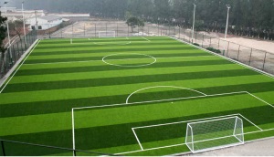 高仿真人造草坪 5cm 专业足球草 加密假草地毯 可接铺设工程
