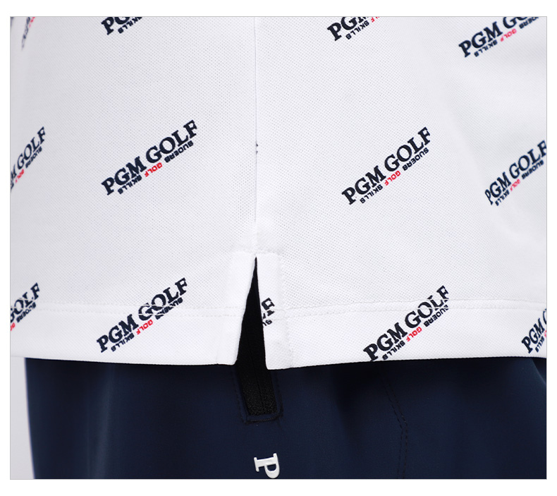 PGM 2021新品男童高尔夫衣服短袖T恤夏季运青少年上衣速干服装