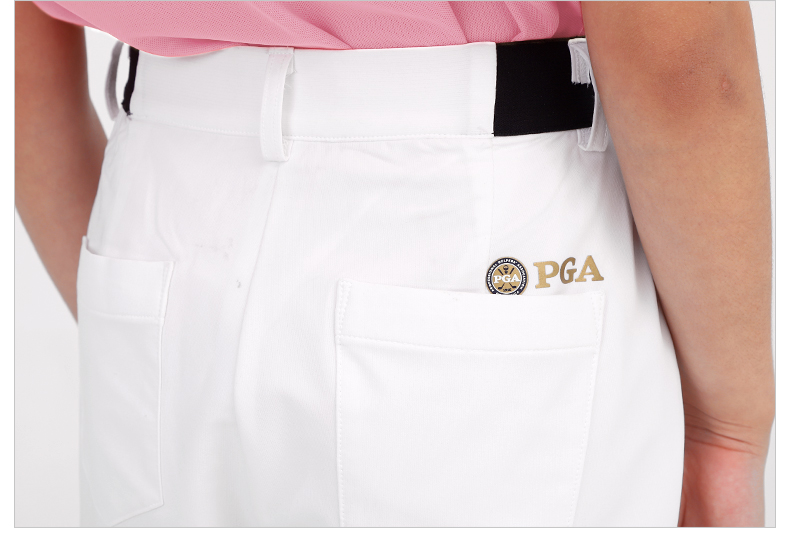 美国PGA青少年高尔夫服装2021夏季女童裤子弹力橡筋腰带运动长裤