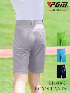 PGM 新青少年高尔夫服装裤子儿童高尔夫衣服男童短裤夏季运动球裤