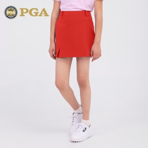 美国PGA儿童高尔夫衣服2021女童服装夏青少年裙子套装短袖T恤童装