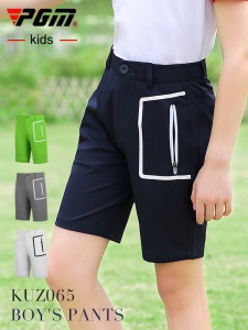 PGM 新青少年高尔夫服装裤子儿童高尔夫衣服男童短裤夏季运动球裤