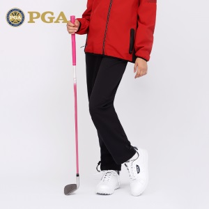 美国PGA儿童高尔夫服装秋冬青少年时尚防风女童外套衣服裤子套装