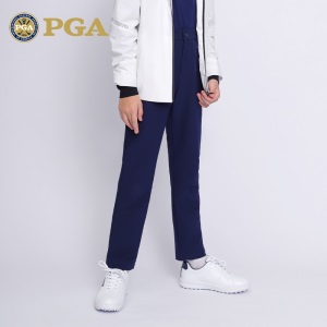 美国PGA春秋儿童高尔夫衣服青少年长袖打底衫男童裤子时尚T恤套装