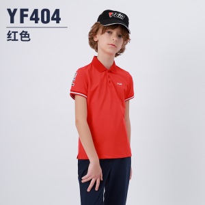 PGM男童高尔夫服装短袖T恤儿童衣服夏季青少年运动童装上衣速干衣