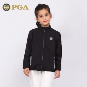 美国PGA儿童高尔夫服装秋冬青少年时尚防风女童外套衣服裤子套装