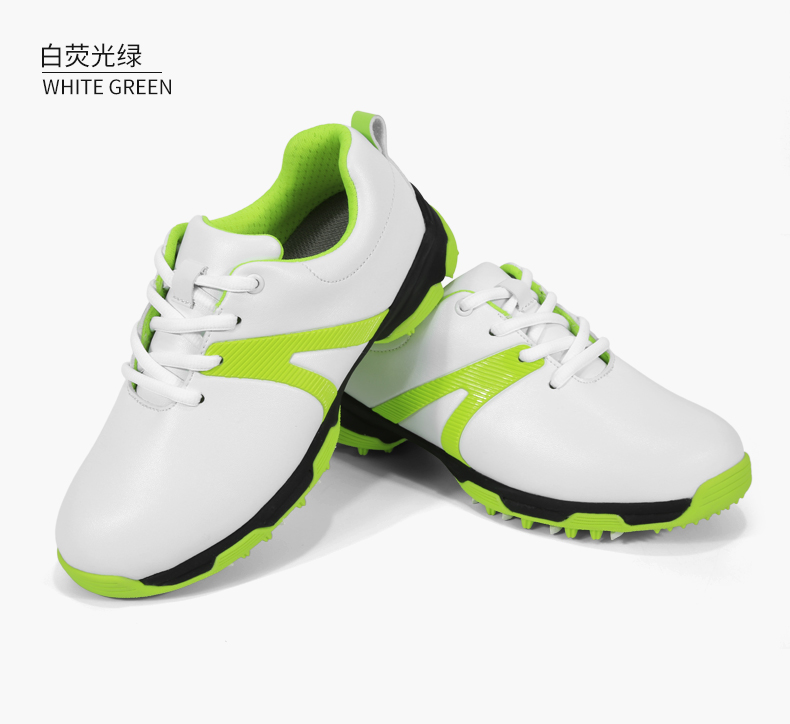 PGM 2021新品儿童高尔夫球鞋青少年女童鞋防水鞋子男童专利防侧滑